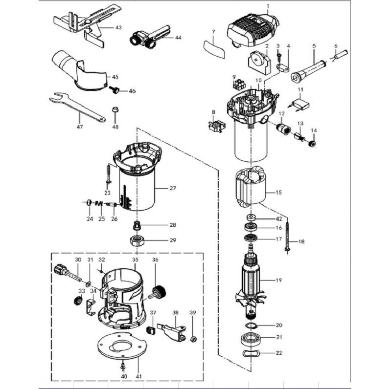 Фрезер кромочный ФПК-750