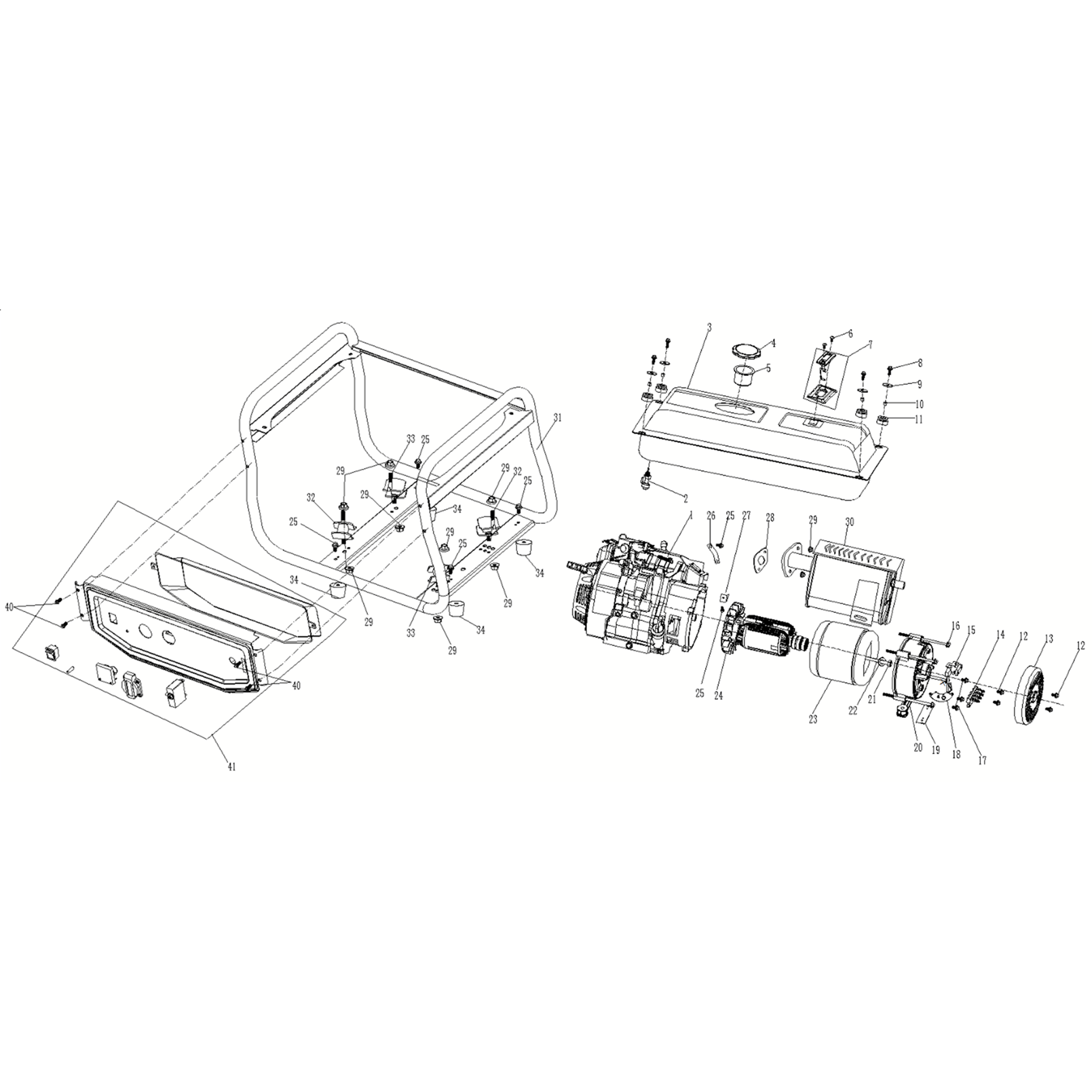 Генератор бензиновый GS-3500