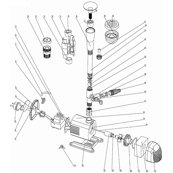 Насос фонтанный ЗНФЧ-33-2.5