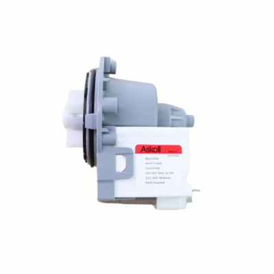 Помпа 40W, Askoll, без улитки, на 3 винтах, клеммы сзади раздельно, 220V